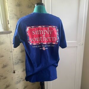 Simply Southern Red and Blue Graphic Tee